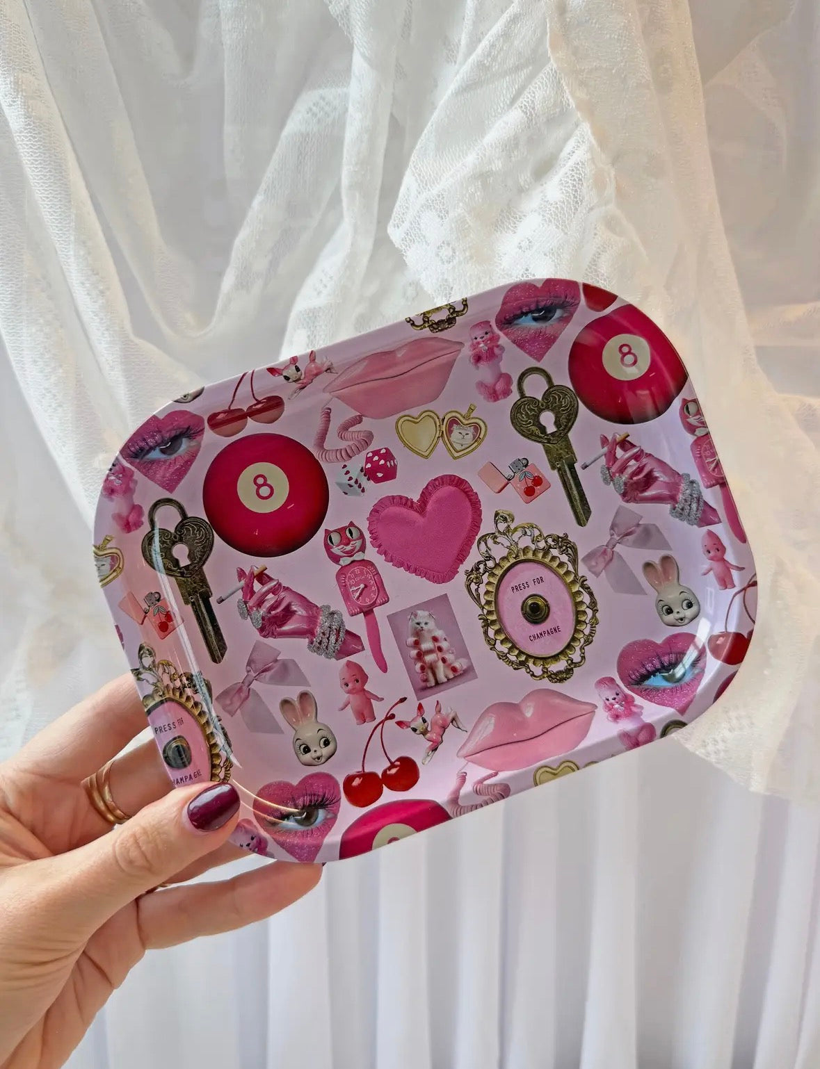 Pink Things Tray