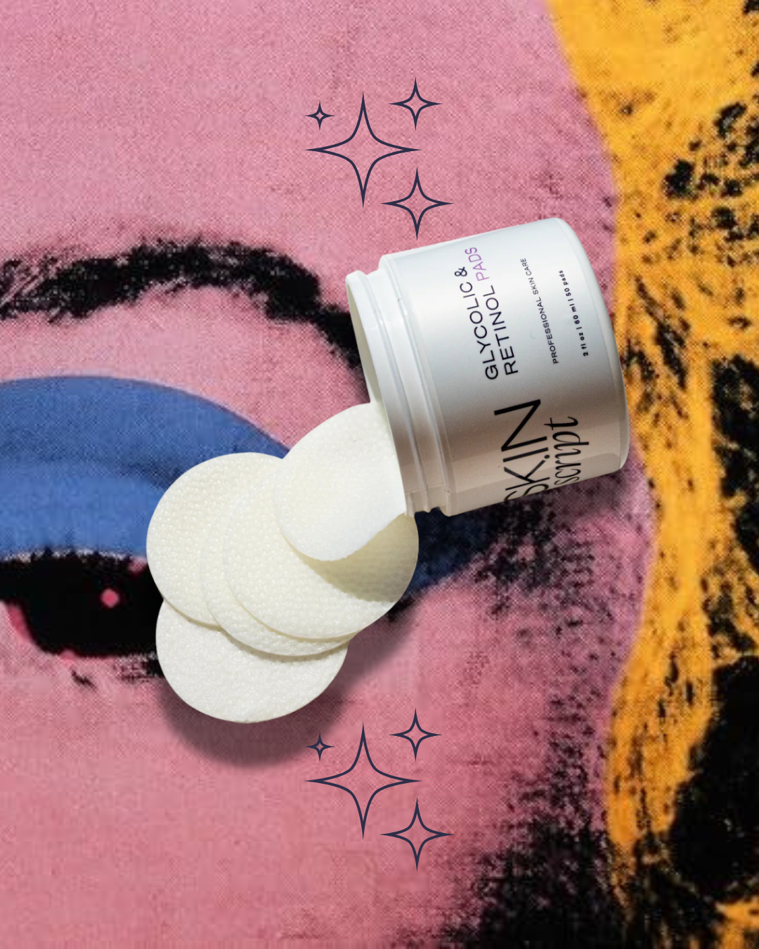 Skin Script Glycolic + Retinol Pads