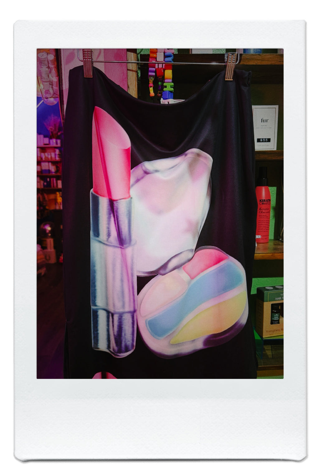 Lazy Oaf RESALE Lipstick Makeup Skirt ~ SIZE 8