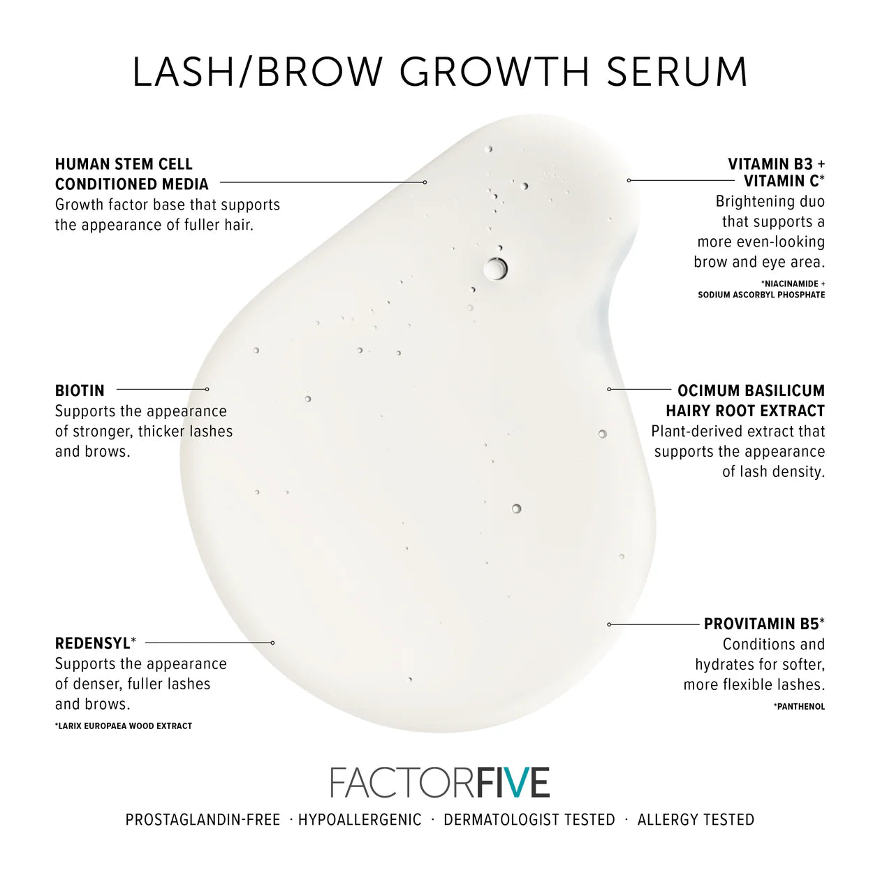 FactorFive Lash/Brow Growth Serum